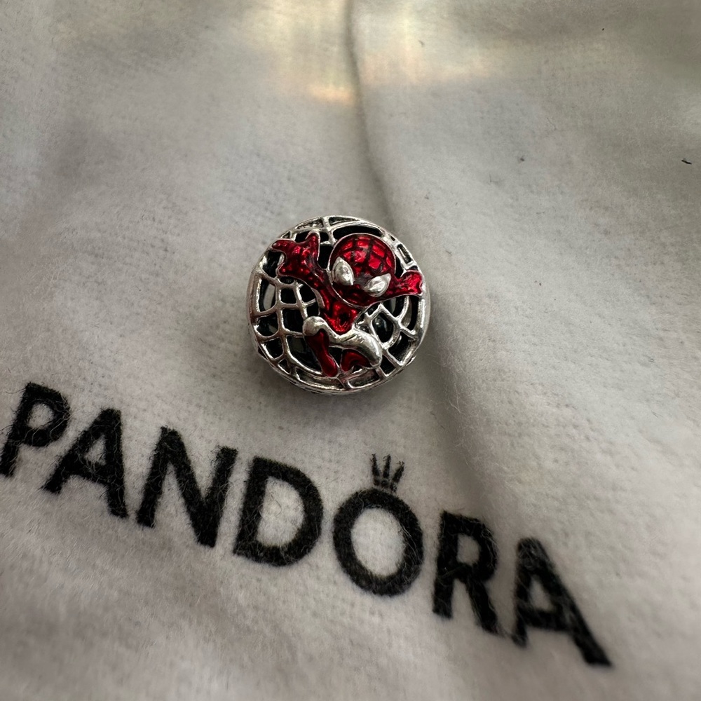 Authentic Spider-Man Pandora bead
